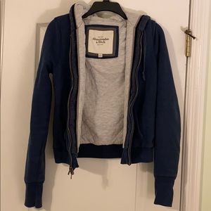 Abercrombie & Fitch Hoodie Navy Blue